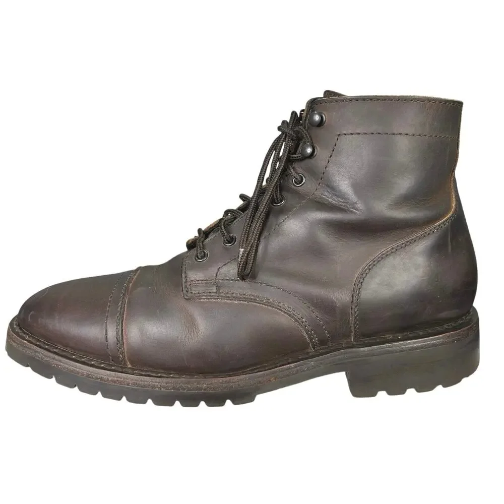 Thursday Men’s Captain StormKing Brown Leather Lug Sole Chukka Boot Size US 9.5